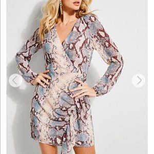 Guess snakeskin print dress NWOT